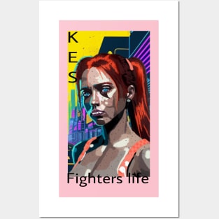 Knotty ends Surf fighters life Posters and Art